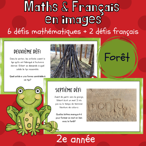 Maths par l'image - Forêt (2e)