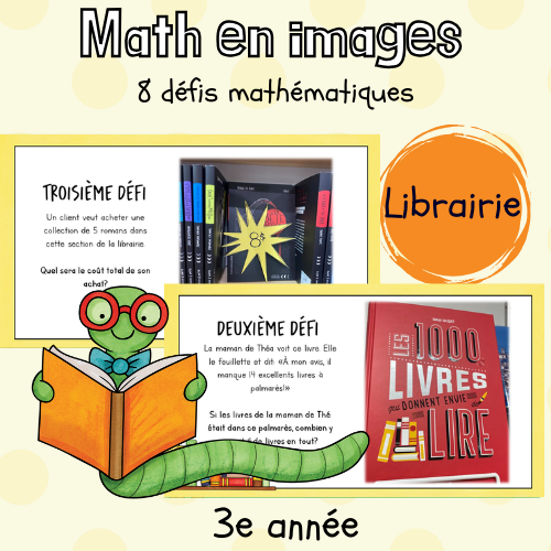 Maths par l'image - La librairie (3e)