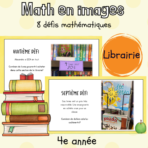 Maths par l'image - La librairie (4e)