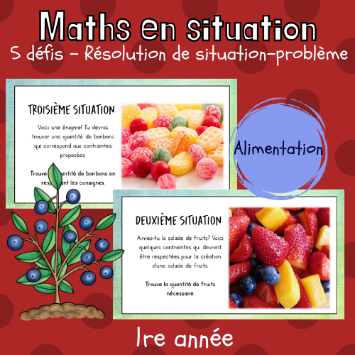 Maths en situation - Alimentation (1re)