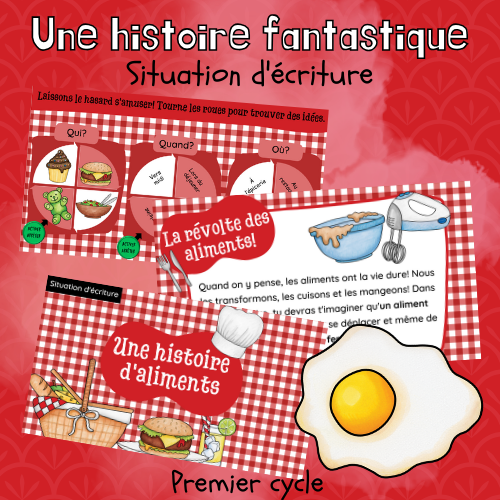 Situation d'écriture - La révolte des aliments