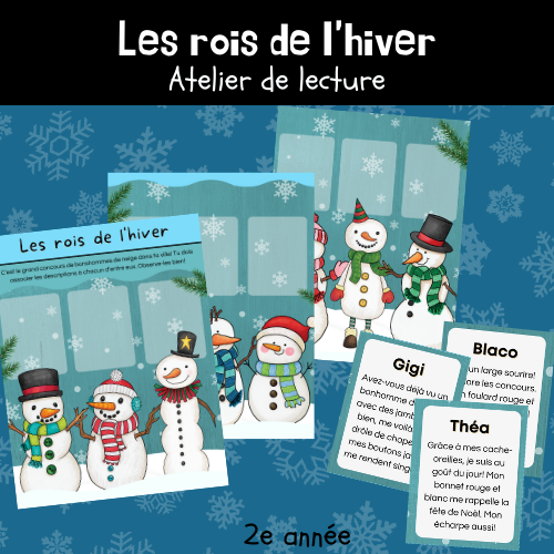 Atelier de lecture - Les rois de l'hiver (2e)
