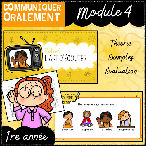 Communiquer oralement - Module 4 (1re)