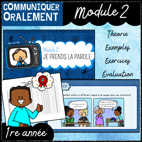 Communiquer oralement - Module 2 (1re)