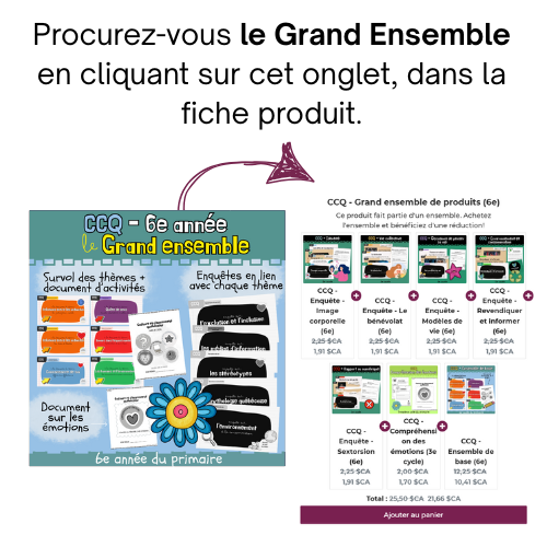 CCQ - Grilles d'évaluation (6e)
