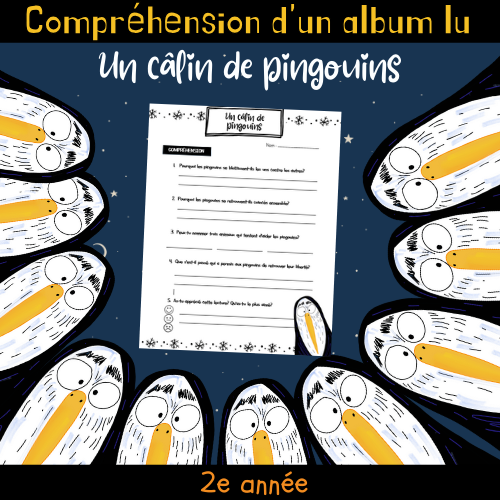 Littérature jeunesse - Un câlin de pingouins (2e)