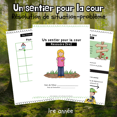 Situation-problème - Un sentier pour la cour (1re)