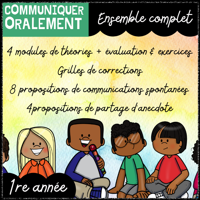 Ensemble - Communiquer oralement (1re année)