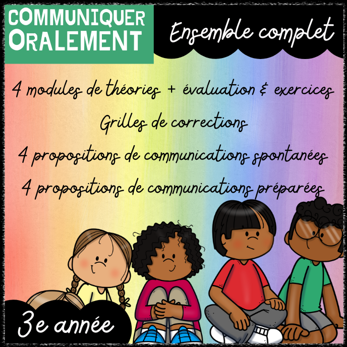 Ensemble - Communiquer oralement (3e année)