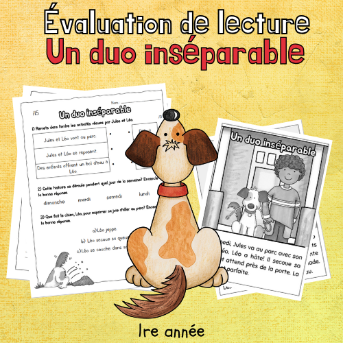 Évaluation de lecture - Un duo inséparable (1re)