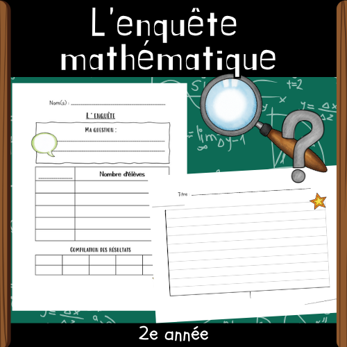 Gabarit - Enquête mathématique
