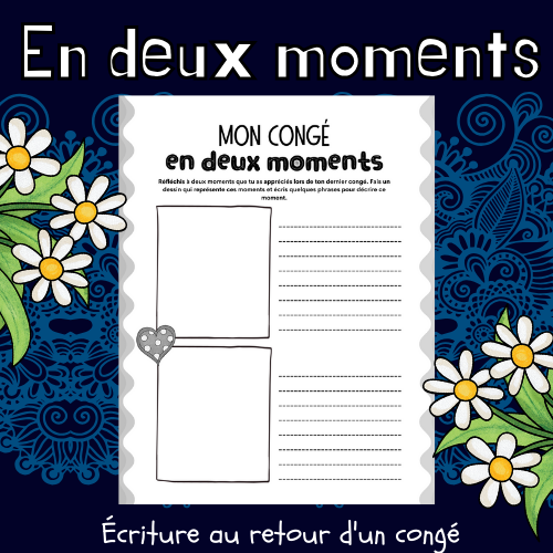 Situation d'écriture - Retour d'un congé