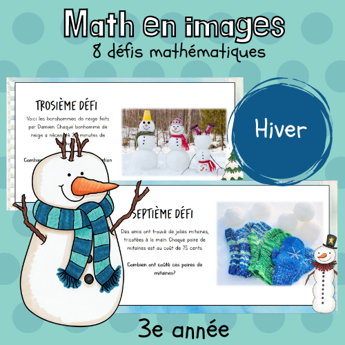Maths par l'image - Hiver (3e)
