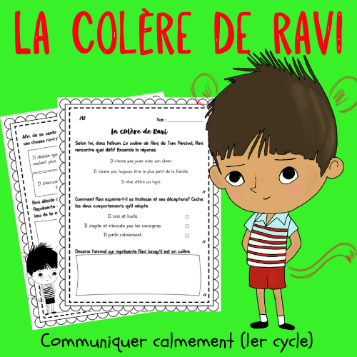 Littérature jeunesse - La colère de Ravi