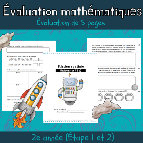 Évaluation (fin d'étape) - Mathématiques (2e)