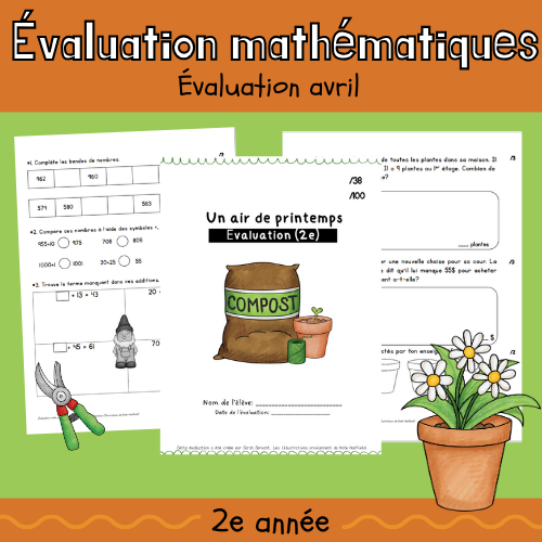 Évaluation - Mathématiques (2e)