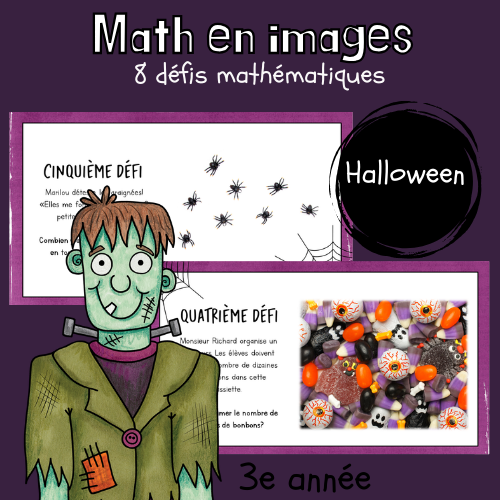 Maths par l'image - Halloween (3e)