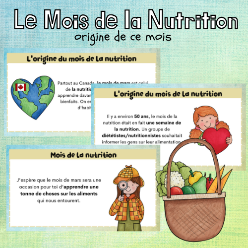 À la découverte du... Mois de la nutrition