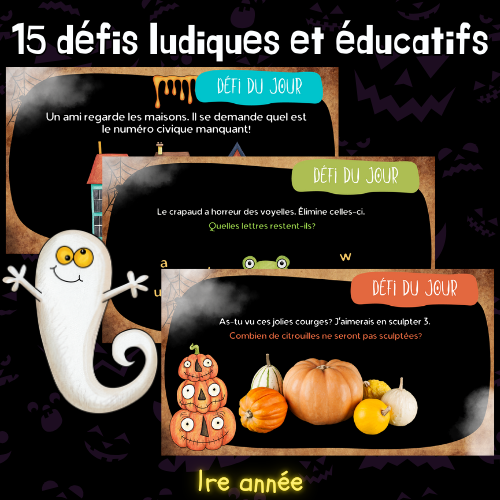 15 défis d'octobre (1re)