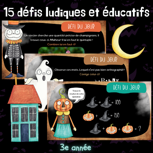 15 défis d'octobre (3e)