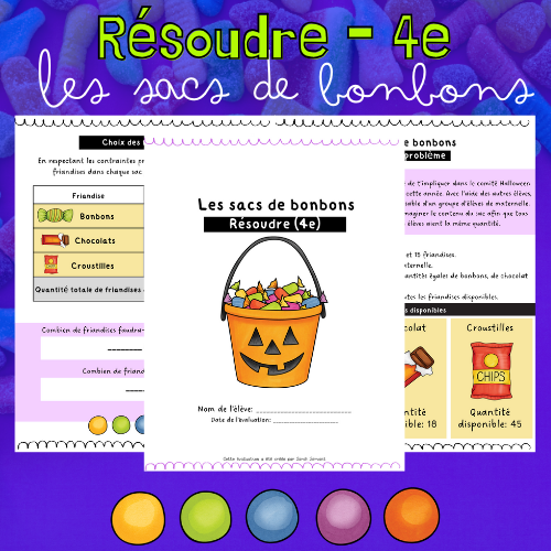 Situation-problème - Les sacs de bonbons (4e)