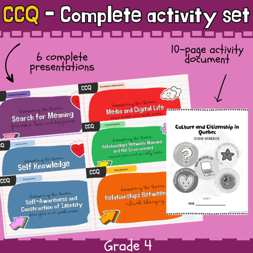 CCQ - Complete activity set (Grade 4) (English version)
