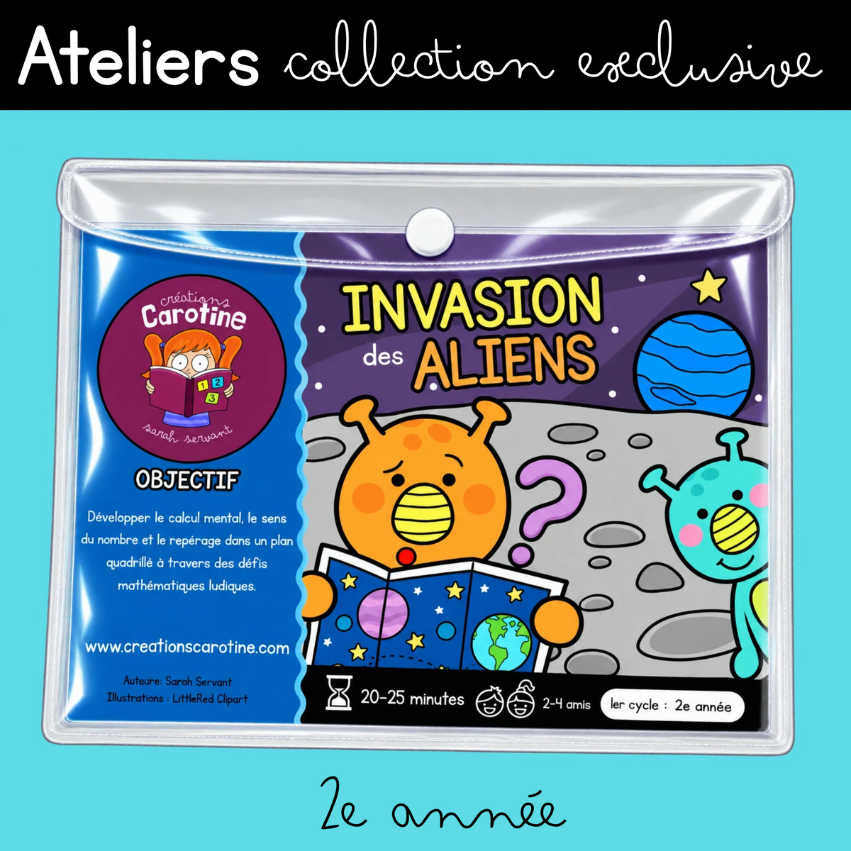 Invasion des aliens (2e année) - Ateliers imprimés