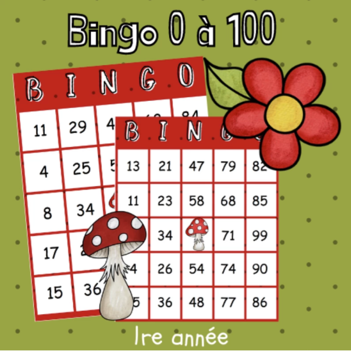 Atelier - Bingo des nombres