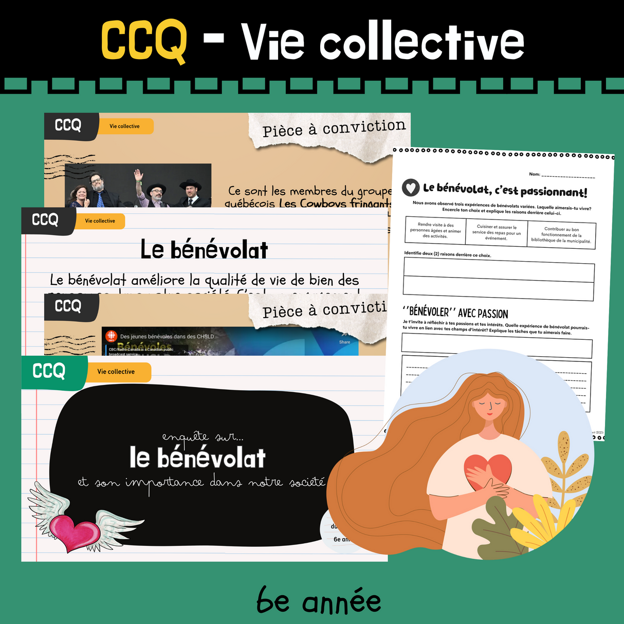 CCQ - Enquête - Le bénévolat (6e)