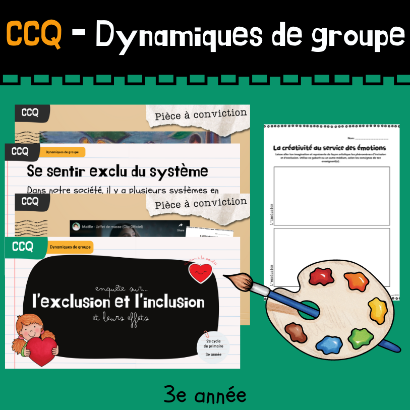 CCQ - Enquête - L'exclusion et l'inclusion (3e)
