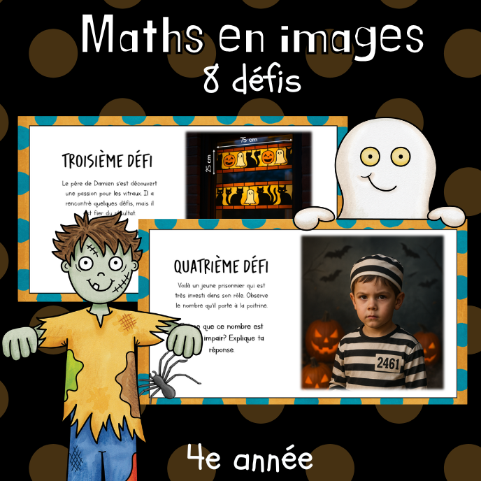 Maths par l'image - Halloween (4e)