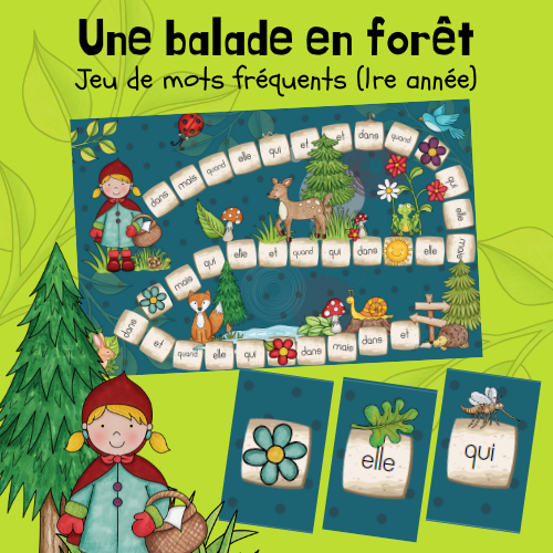 Atelier - Les mots fréquents (1re)