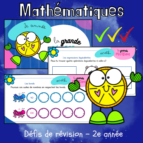 Révision - Défis TNI - Mathématiques, Progression des élèves (2e)