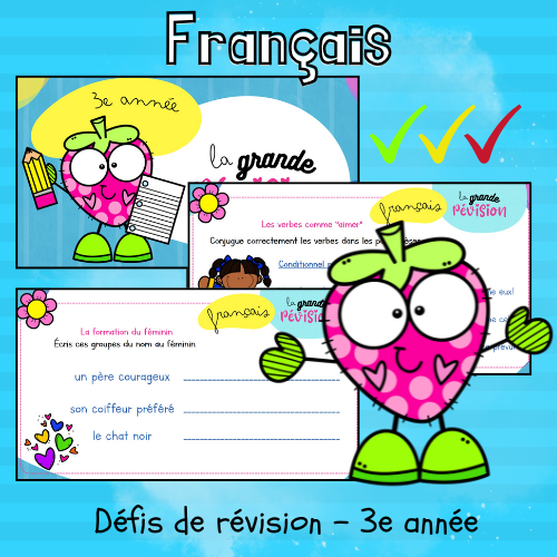 Révision - Défis TNI - Français, Progression des élèves (3e)