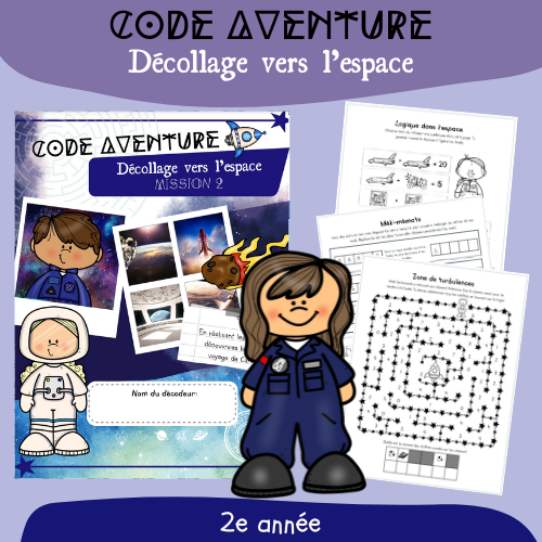 Code aventure #2 - Décollage vers l'espace (2e)