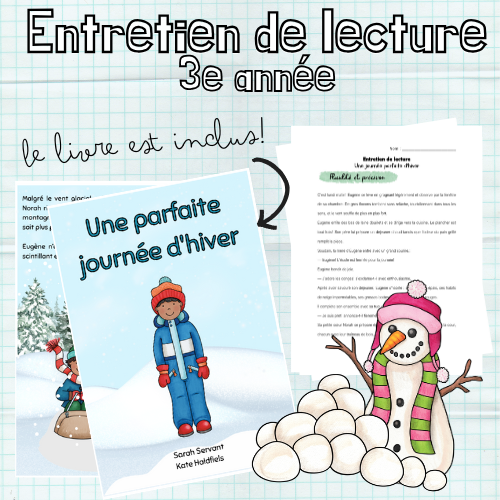 Entretien de lecture - Décembre (3e)