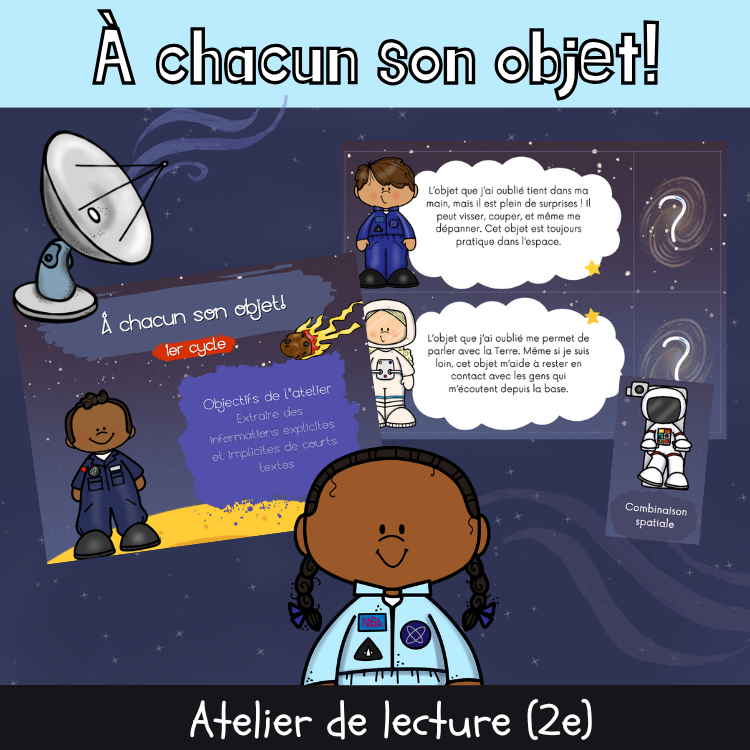 Atelier de lecture - À chacun son objet (2e)