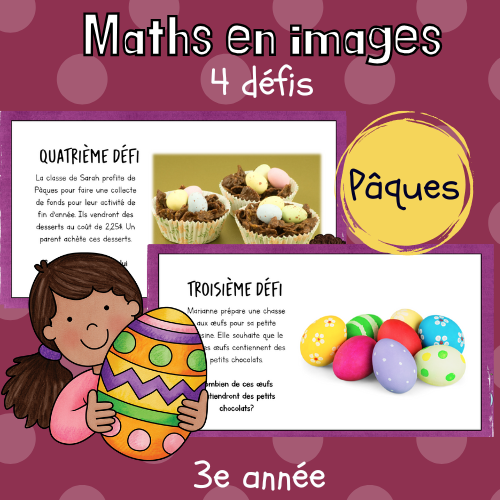 Maths par l'image - Pâques (2e cycle)