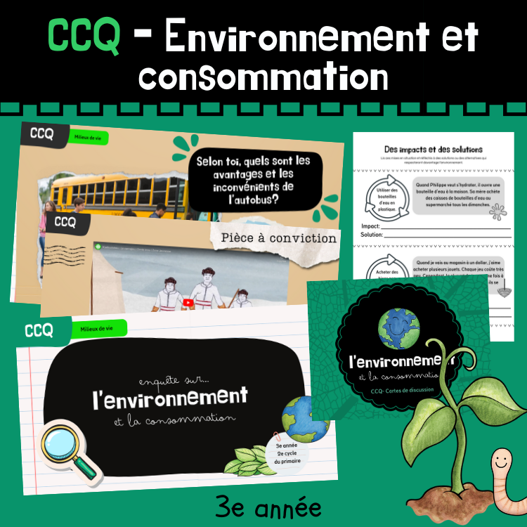 CCQ - Enquête - Milieux de vie (3e)