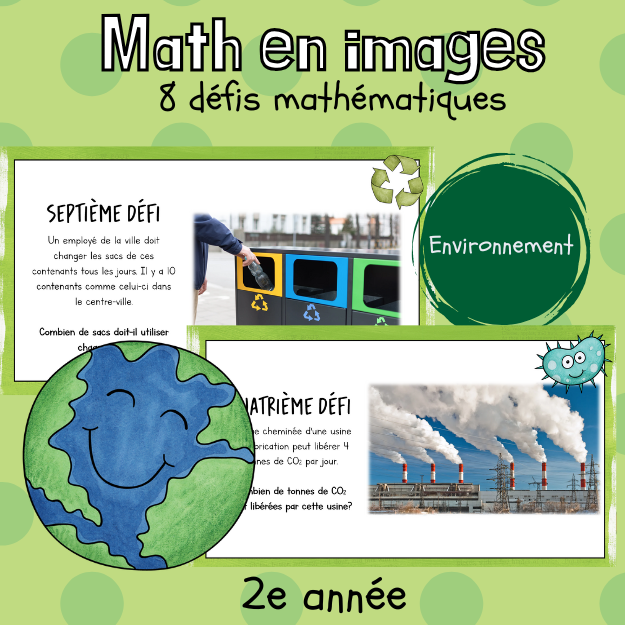 Maths par l'image - Environnement (2e)