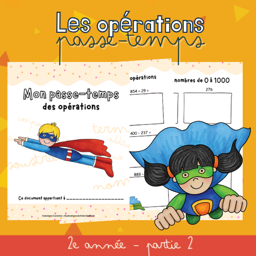 Document Passe-temps - Les opérations (2e)