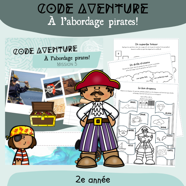 Code aventure #5 - À l'abordage pirates! (2e)