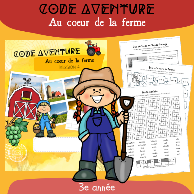 Code aventure #4 - Au coeur de la ferme (3e)