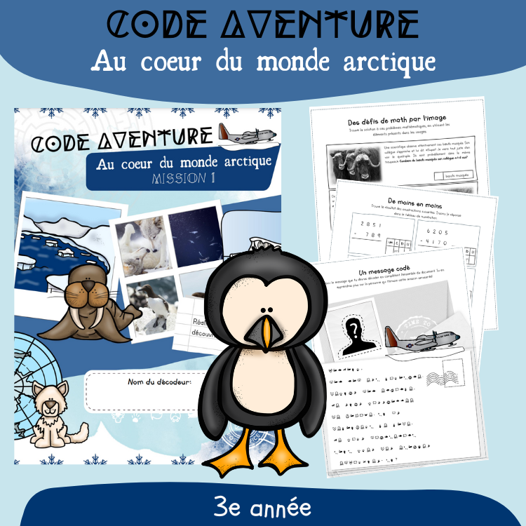 Code aventure #1 - Au coeur du monde arctique (3e)