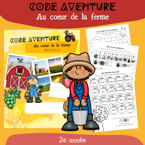 Code aventure #4 - Au coeur de la ferme (2e)