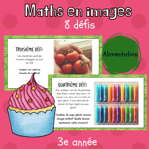 Maths par l'image - Alimentation (3e)