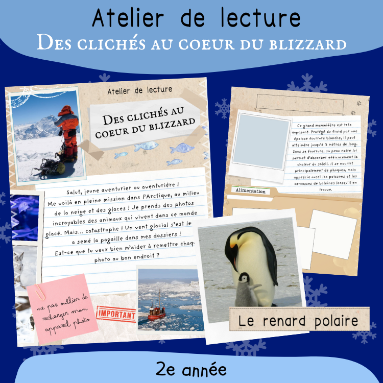 Atelier de lecture - Des clichés au coeur du blizzard (2e)