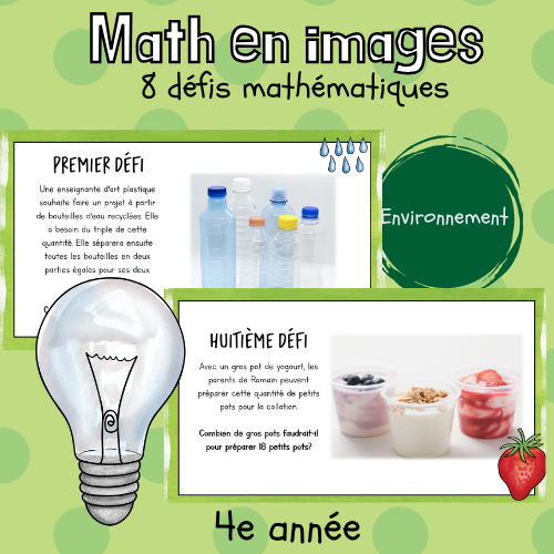 Maths par l'image - Environnement (4e)