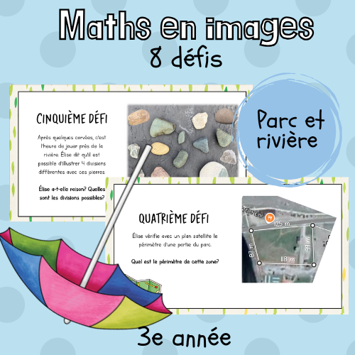Maths par l'image - Parc et rivière (3e)
