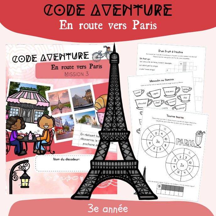Code aventure #3 - En route vers Paris (3e)